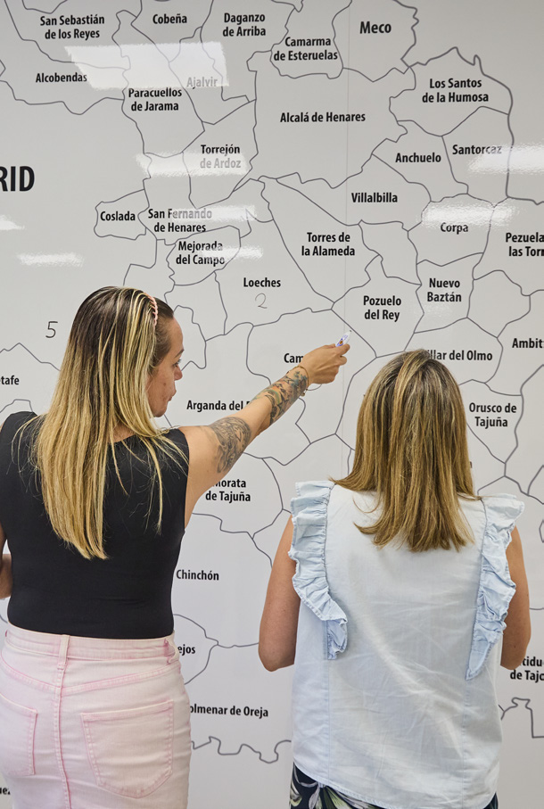 Zona de actuación en la Comunidad de Madrid