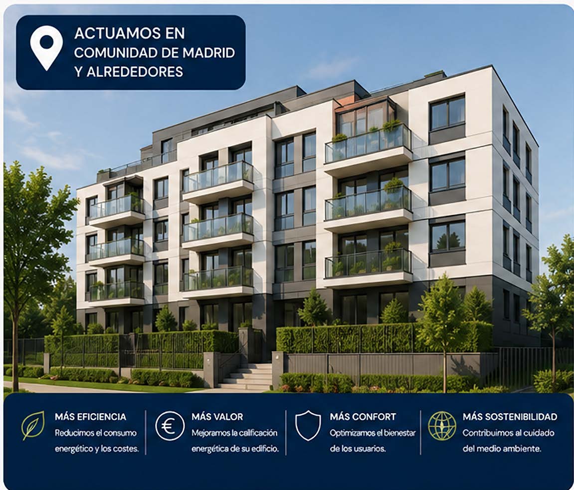 Consultoría energética para edificios en Comunidad de Madrid